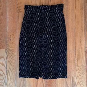 Anthropologie Maeve Knit Pencil Skirt Sz XS